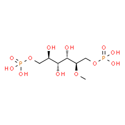 ChemSpider 2D Image | 2-O-Methyl-1,6-di-O-phosphono-D-mannitol | C7H18O12P2
