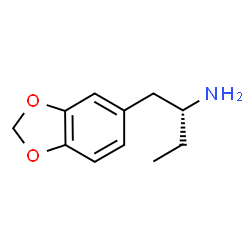 ChemSpider 2D Image | (2R)-1-(1,3-Benzodioxol-5-yl)-2-butanamine | C11H15NO2