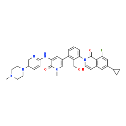 ChemSpider 2D Image | RN486 | C35H35FN6O3