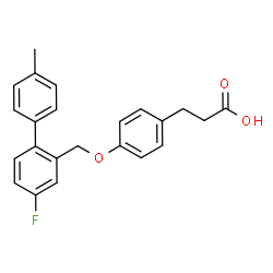 ChemSpider 2D Image | TUG 891 | C23H21FO3