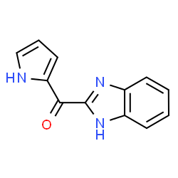 ChemSpider 2D Image | 1H-Benzimidazol-2-yl(1H-pyrrol-2-yl)methanone | C12H9N3O