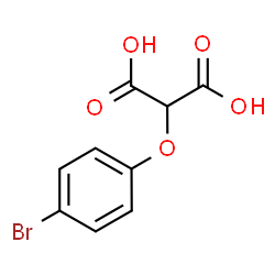 ChemSpider 2D Image | (4-Bromophenoxy)malonic acid | C9H7BrO5