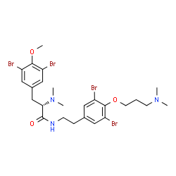 ChemSpider 2D Image | Aplyzanzine A | C25H33Br4N3O3