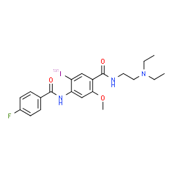 ChemSpider 2D Image | Ioflubenzamide I 131 | C21H25F131IN3O3