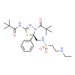 ChemSpider 2D Image | Litronesib | C23H37N5O4S2