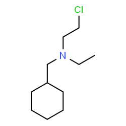 ChemSpider 2D Image | 2-Chloro-N-(cyclohexylmethyl)-N-ethylethanamine | C11H22ClN