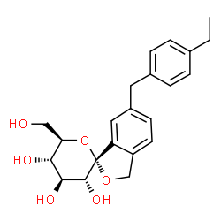 ChemSpider 2D Image | Tofogliflozin | C22H26O6