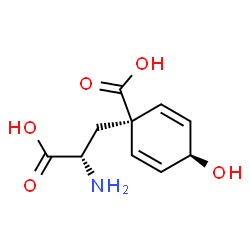 ChemSpider 2D Image | L-Arogenic acid | C10H13NO5