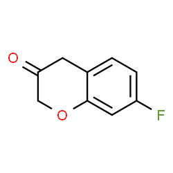 ChemSpider 2D Image | 7-Fluoro-2H-chromen-3(4H)-one | C9H7FO2