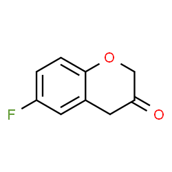 ChemSpider 2D Image | 6-Fluoro-2H-chromen-3(4H)-one | C9H7FO2