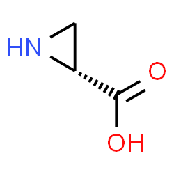 ChemSpider 2D Image | (2R)-2-Aziridinecarboxylic acid | C3H5NO2