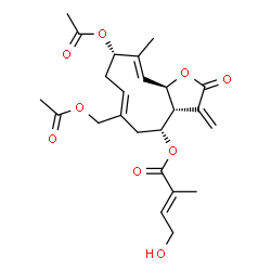 ChemSpider 2D Image | Eupalinolide A | C24H30O9