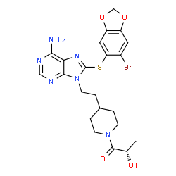 ChemSpider 2D Image | MPC-3100 | C22H25BrN6O4S