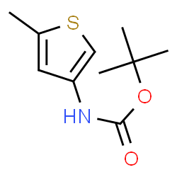 ChemSpider 2D Image | tert-Butyl (5-methylthiophen-3-yl)carbamate | C10H15NO2S