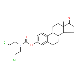 ChemSpider 2D Image | 17-Oxoestra-1(10),2,4-trien-3-yl bis(2-chloroethyl)carbamate | C23H29Cl2NO3