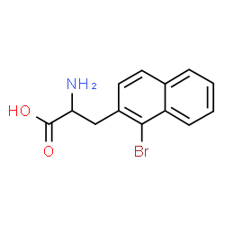 ChemSpider 2D Image | 3-(1-Bromo-2-naphthyl)alanine | C13H12BrNO2