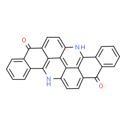 ChemSpider 2D Image | 5,13-Dihydrobenzo[5,6]acridino[2,1,9,8-klmna]benzo[h]acridine-8,16-dione | C28H14N2O2
