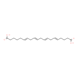 ChemSpider 2D Image | (5E,8E,11E,14E)-5,8,11,14-Icosatetraenedioic acid | C20H30O4