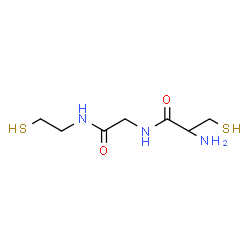 ChemSpider 2D Image | Cysteinyl-N-(2-sulfanylethyl)glycinamide | C7H15N3O2S2