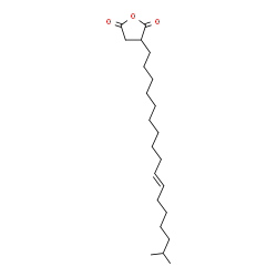 ChemSpider 2D Image | 3-[(10E)-16-Methyl-10-heptadecen-1-yl]dihydro-2,5-furandione | C22H38O3