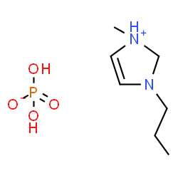 ChemSpider 2D Image | 1-Methyl-3-propyl-2,3-dihydro-1H-imidazol-1-ium dihydrogen phosphate | C7H17N2O4P