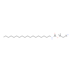 ChemSpider 2D Image | 1-Cyano-2-methyl-2-propanyl octadecylcarbamate | C24H46N2O2