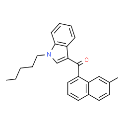 ChemSpider 2D Image | JWH 122 7-methylnaphthyl isomer | C25H25NO
