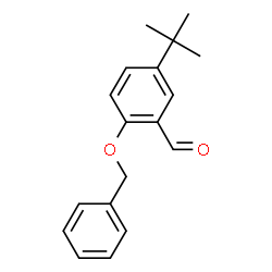 ChemSpider 2D Image | 2-(Benzyloxy)-5-(tert-butyl)benzaldehyde | C18H20O2