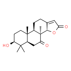 ChemSpider 2D Image | (3aS,3bS,5aR,7S,9aS,9bR)-7-Hydroxy-3b,6,6,9a-tetramethyl-3a,3b,5,5a,6,7,8,9,9a,9b,10,11-dodecahydrophenanthro[1,2-b]furan-2,4-dione | C20H28O4