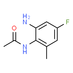 ChemSpider 2D Image | N-(2-Amino-4-fluoro-6-methylphenyl)acetamide | C9H11FN2O