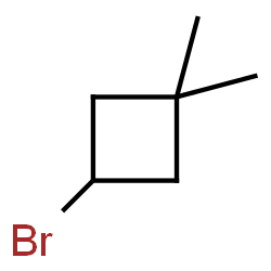 ChemSpider 2D Image | 3-Bromo-1,1-dimethylcyclobutane | C6H11Br