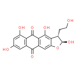 ChemSpider 2D Image | (2S-3S)-versiconal hemiacetal | C18H14O8