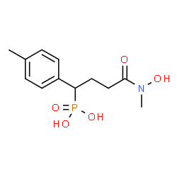 ChemSpider 2D Image | {4-[Hydroxy(methyl)amino]-1-(4-methylphenyl)-4-oxobutyl}phosphonic acid | C12H18NO5P