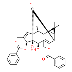 ChemSpider 2D Image | Ingenol 3,20-dibenzoate | C34H36O7