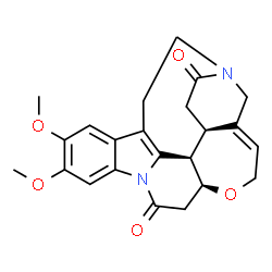 ChemSpider 2D Image | strynuxline B | C23H24N2O5