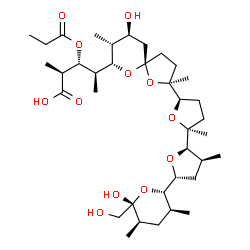 ChemSpider 2D Image | Laidlomycin | C37H62O12