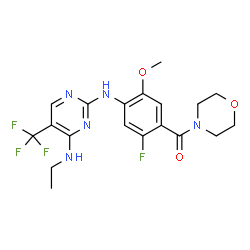 ChemSpider 2D Image | GNE-7915 | C19H21F4N5O3