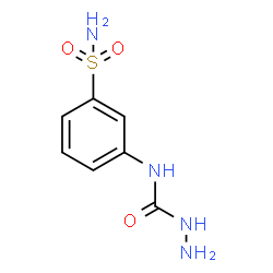 ChemSpider 2D Image | N-(3-Sulfamoylphenyl)hydrazinecarboxamide | C7H10N4O3S