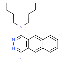 ChemSpider 2D Image | N,N-Dibutylbenzo[g]phthalazine-1,4-diamine | C20H26N4