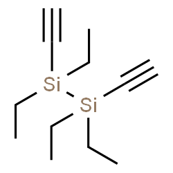 ChemSpider 2D Image | 1,1,2,2-Tetraethyl-1,2-diethynyldisilane | C12H22Si2