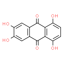 ChemSpider 2D Image | 1,4,6,7-Tetrahydroxy-9,10-anthraquinone | C14H8O6