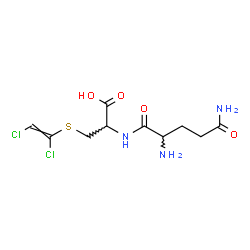 ChemSpider 2D Image | Glutaminyl-S-(1,2-dichlorovinyl)cysteine | C10H15Cl2N3O4S
