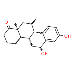 ChemSpider 2D Image | 6,8-Dihydroxy-11,12a-dimethyl-3,4,4a,4b,5,6,10b,11,12,12a-decahydro-1(2H)-chrysenone | C20H26O3