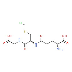 ChemSpider 2D Image | gamma-Glutamyl-S-(chloromethyl)cysteinylglycine | C11H18ClN3O6S