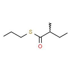 ChemSpider 2D Image | S-Propyl 2-methylbutanethioate | C8H16OS