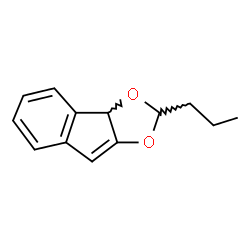 ChemSpider 2D Image | 2-Propyl-3aH-indeno[1,2-d][1,3]dioxole | C13H14O2