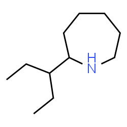 ChemSpider 2D Image | 2-(3-Pentanyl)azepane | C11H23N