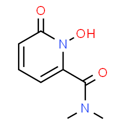 ChemSpider 2D Image | 1,6-Dihydro-1-hydroxy-N,N-dimethyl-6-oxo-2-pyridinecarboxamide | C8H10N2O3