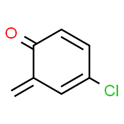 ChemSpider 2D Image | 4-Chloro-6-methylene-2,4-cyclohexadien-1-one | C7H5ClO