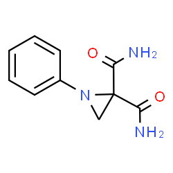 ChemSpider 2D Image | 1-Phenyl-2,2-aziridinedicarboxamide | C10H11N3O2